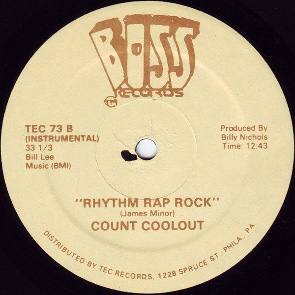 Count Coolout - Rhythm Rap Rock - LP