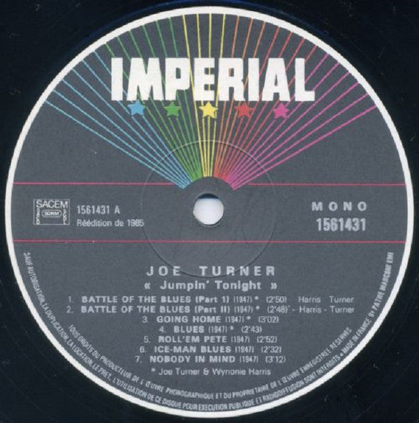 Big Joe Turner - Jumpin' Tonight - LP