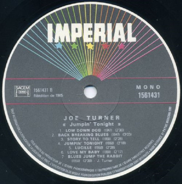 Big Joe Turner - Jumpin' Tonight - LP