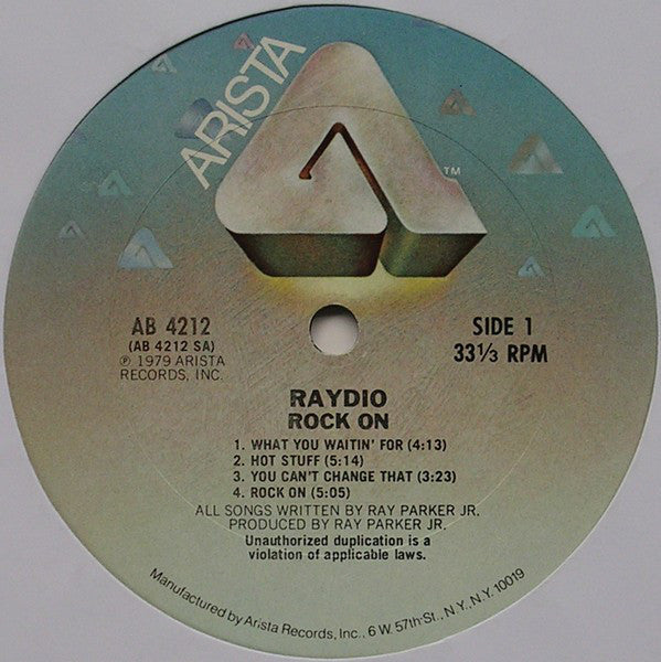 Raydio - Rock On - LP