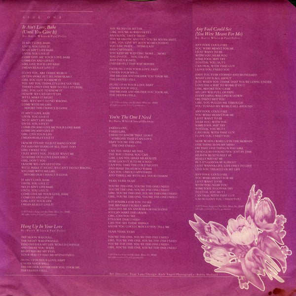 Barry White - The Message Is Love - LP
