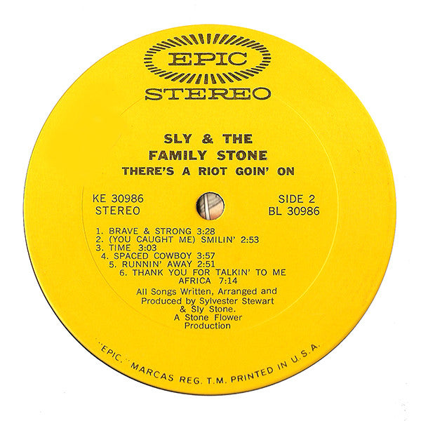Sly & The Family Stone - There's A Riot Goin' On - LP