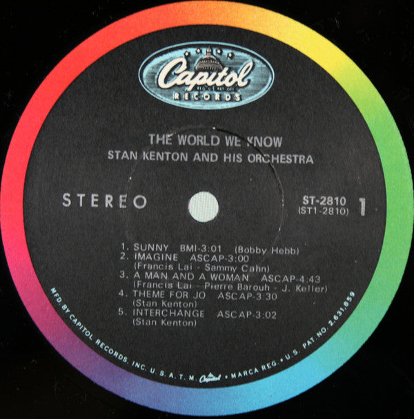 Stan Kenton And His Orchestra - The World We Know - LP