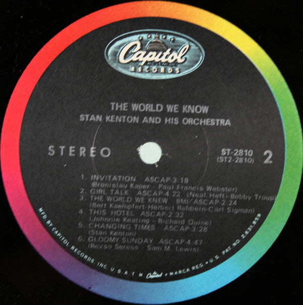 Stan Kenton And His Orchestra - The World We Know - LP