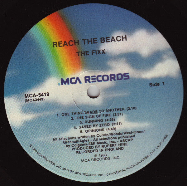 The Fixx - Reach The Beach - LP