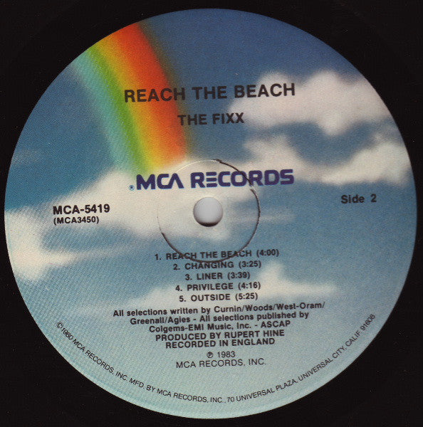 The Fixx - Reach The Beach - LP