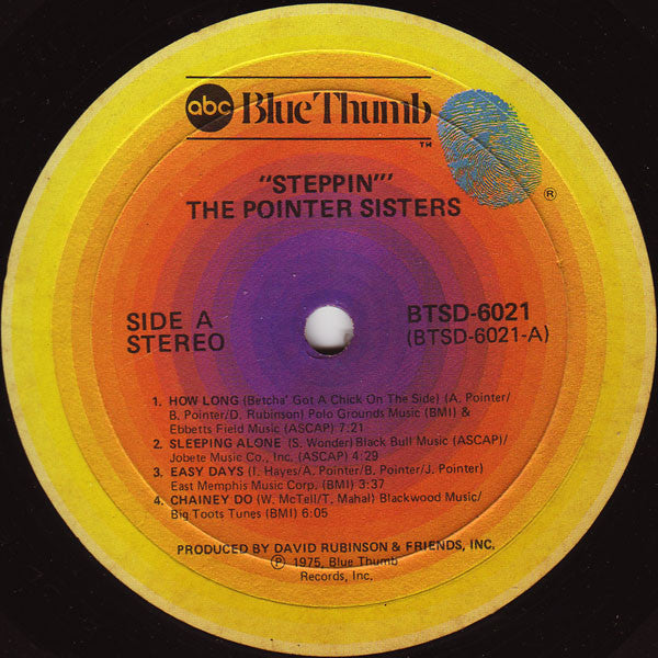 The Pointer Sisters* - Steppin' - LP