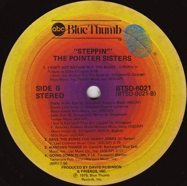 The Pointer Sisters* - Steppin' - LP