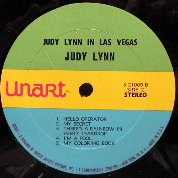 Judy Lynn - Judy Lynn In Las Vegas - LP