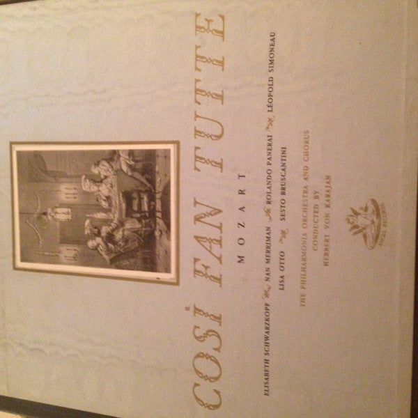 Mozart*, Herbert von Karajan, Philharmonia Orchestra - Così Fan Tutte - LP