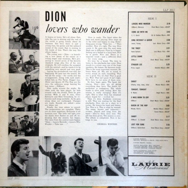Dion  - Lovers Who Wander - LP