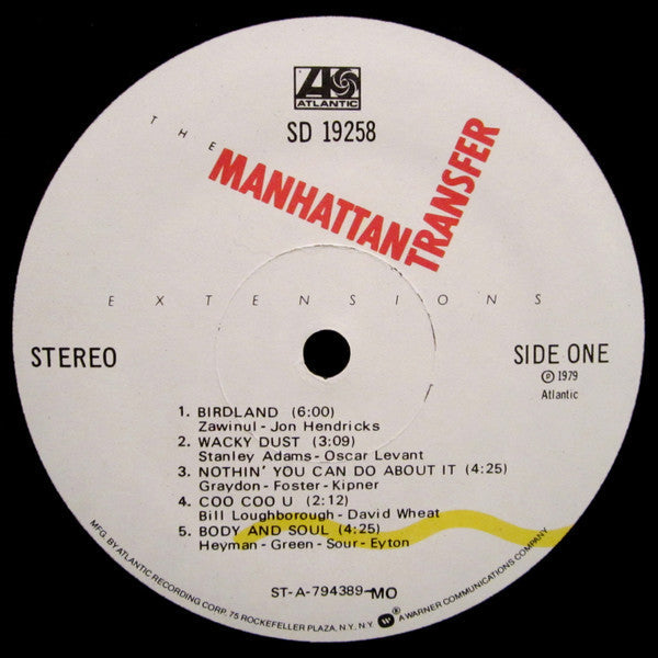 The Manhattan Transfer - Extensions - LP