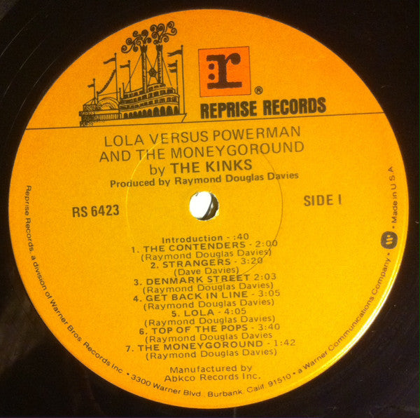 Kinks* - Lola Versus Powerman And The Moneygoround - Part One - LP