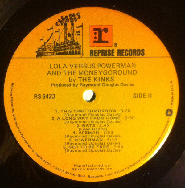 Kinks* - Lola Versus Powerman And The Moneygoround - Part One - LP