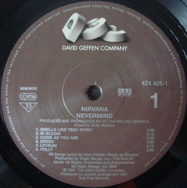 Nirvana - Nevermind - LP