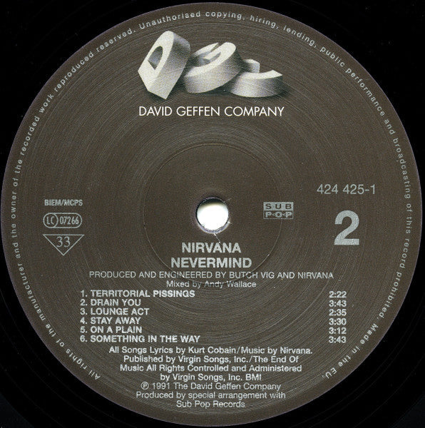 Nirvana - Nevermind - LP