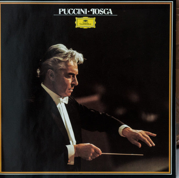 Giacomo Puccini, Herbert Von Karajan, Berliner Philharmoniker, Chor der Deutschen Oper Berlin, Katia Ricciarelli, José Carreras, Fernando Corena, Victor von Halem, Wolfgang Bünten - Tosca - LP