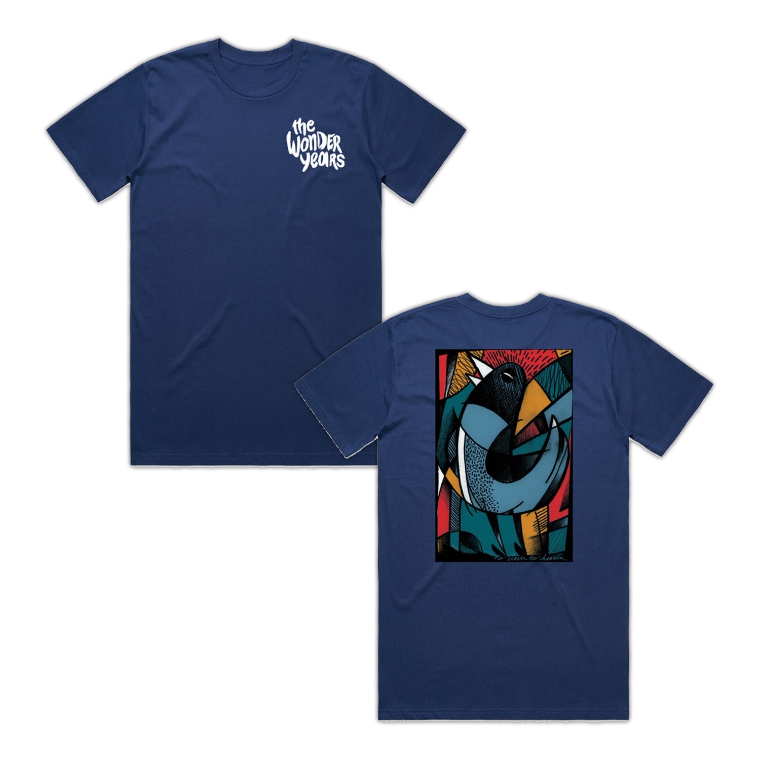 The Wonder Years 'Cubist Hank' Cobalt T-Shirt