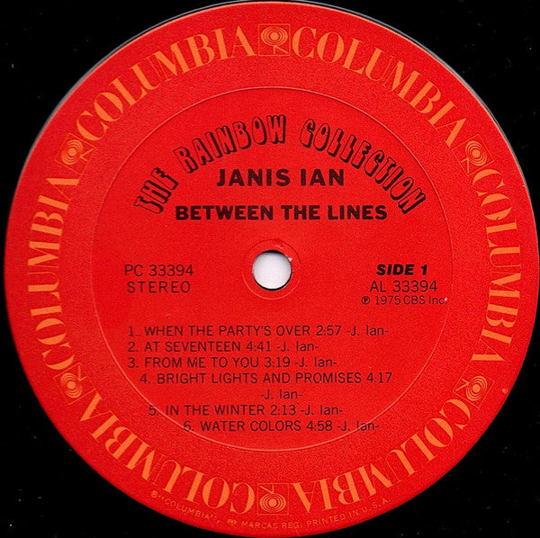 Janis Ian - Between The Lines - LP