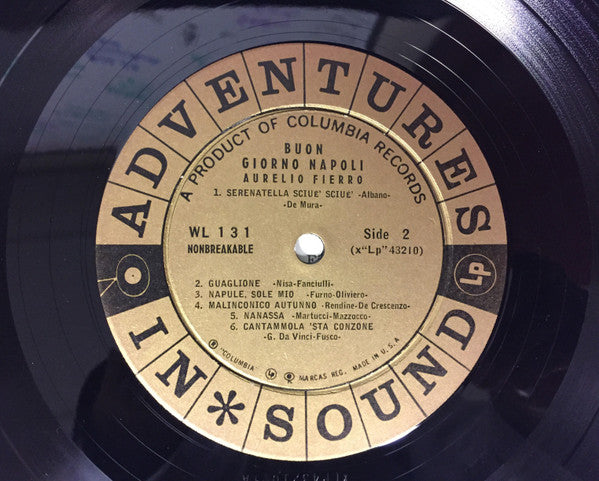Aurelio Fierro - Buon Giorno Napoli - LP