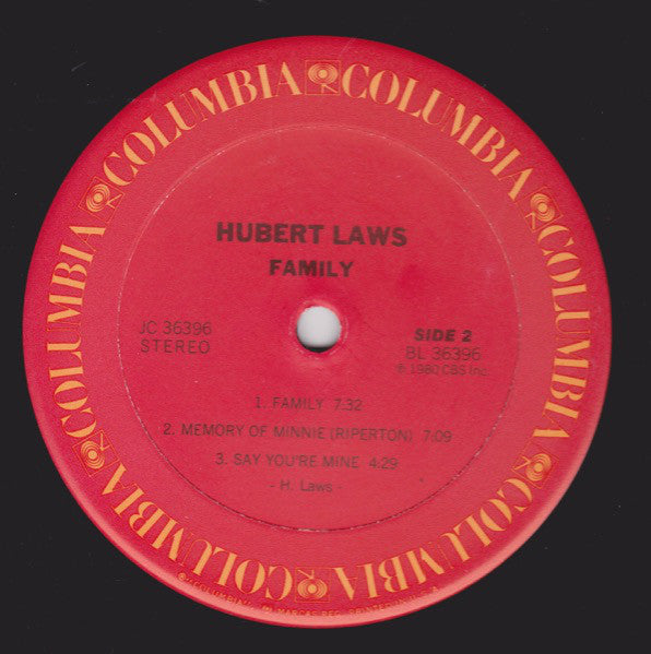 Hubert Laws - Family - LP