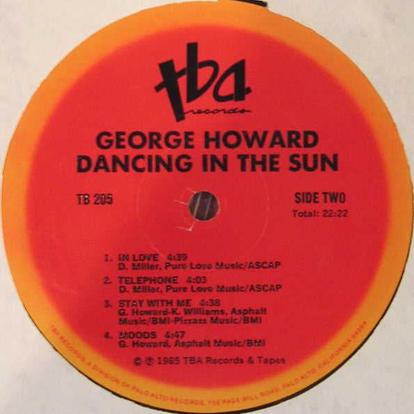 George Howard - Dancing In The Sun - LP