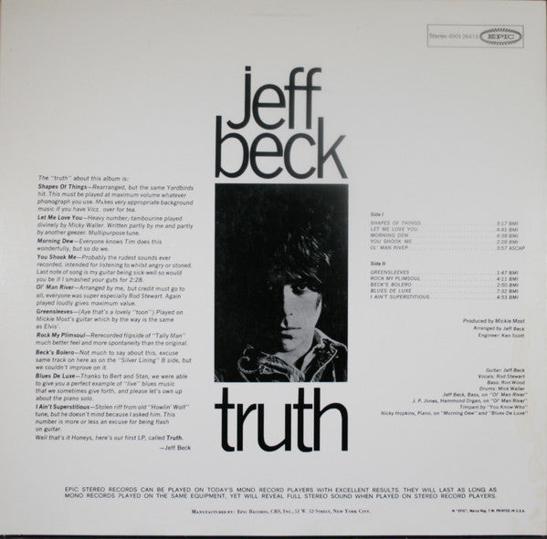 Jeff Beck - Truth - LP