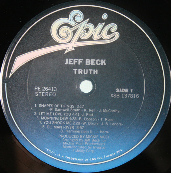 Jeff Beck - Truth - LP