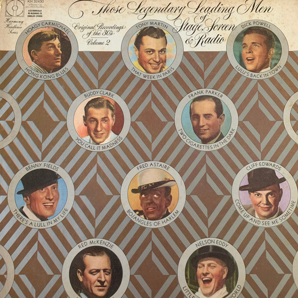Various - Those Legendary Leading Men Of Stage, Screen & Radio Vol. 2 - LP