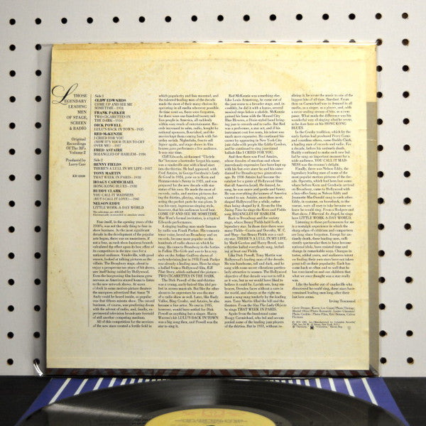 Various - Those Legendary Leading Men Of Stage, Screen & Radio Vol. 2 - LP