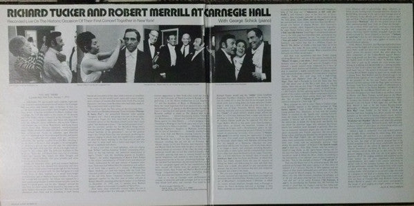 Richard Tucker And Robert Merrill - Richard Tucker And Robert Merrill At Carnegie Hall - LP