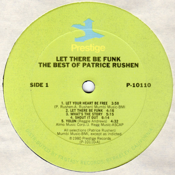 Patrice Rushen - Let There Be Funk - The Best Of Patrice Rushen - LP
