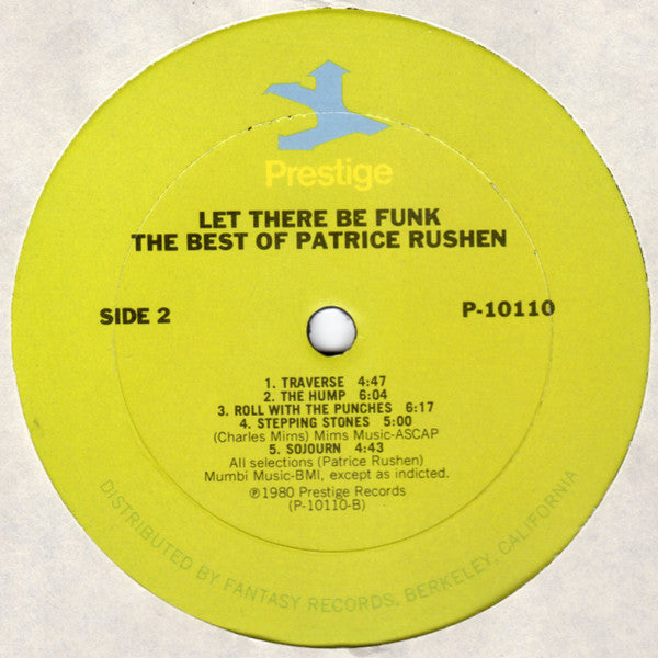 Patrice Rushen - Let There Be Funk - The Best Of Patrice Rushen - LP