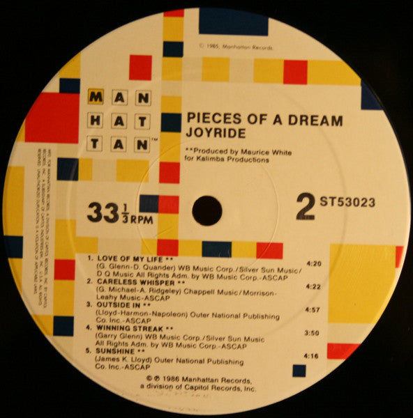 Pieces Of A Dream - Joyride - LP