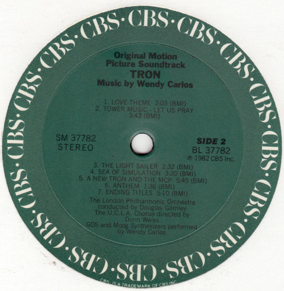 Wendy Carlos - Tron (Original Motion Picture Soundtrack) - LP