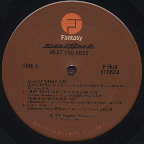 Side Effect - What You Need - LP