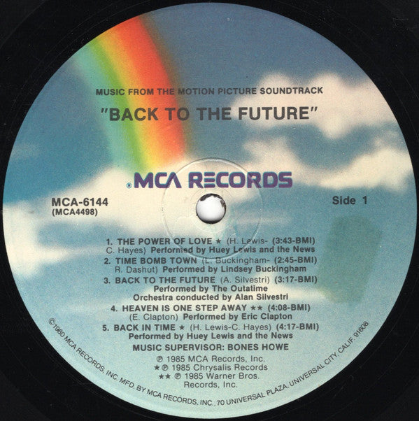 Various - Back To The Future (Music From The Motion Picture Soundtrack) - LP