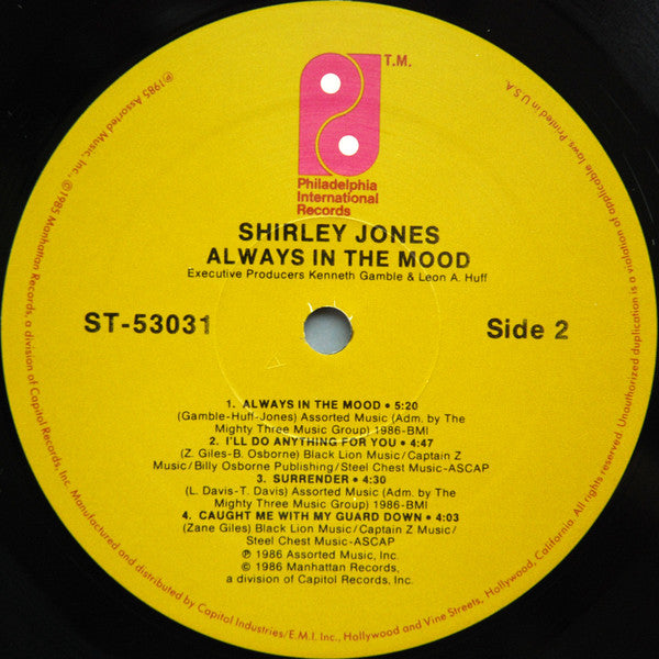 Shirley Jones - Always In The Mood - LP