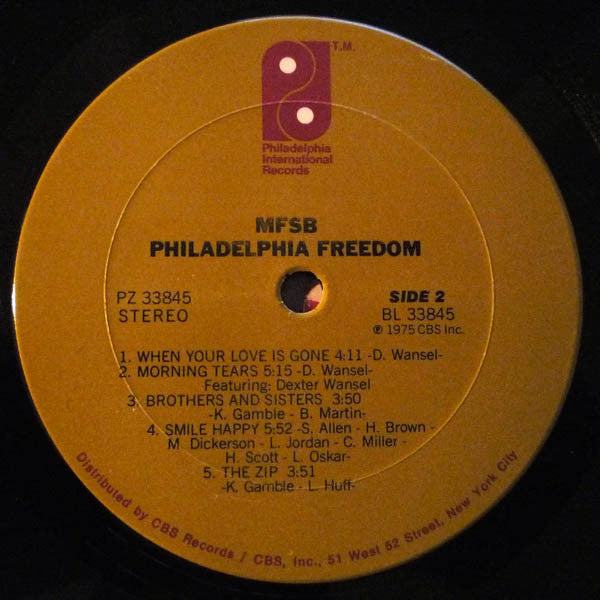 MFSB - Philadelphia Freedom - LP