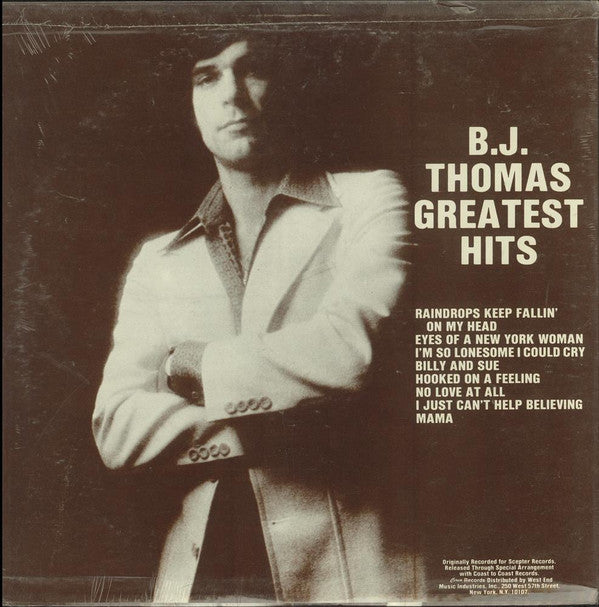 B.J. Thomas - Greatest Hits - LP