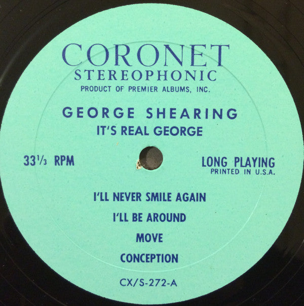 George Shearing / The Bobby Freedman Group* - It's Real George - LP