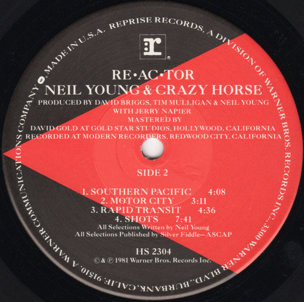 Neil Young & Crazy Horse - Re·ac·tor - LP