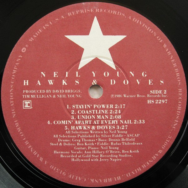 Neil Young - Hawks & Doves - LP