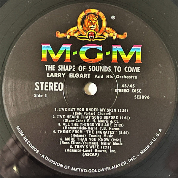 Larry Elgart - The Shape Of Sounds To Come - LP