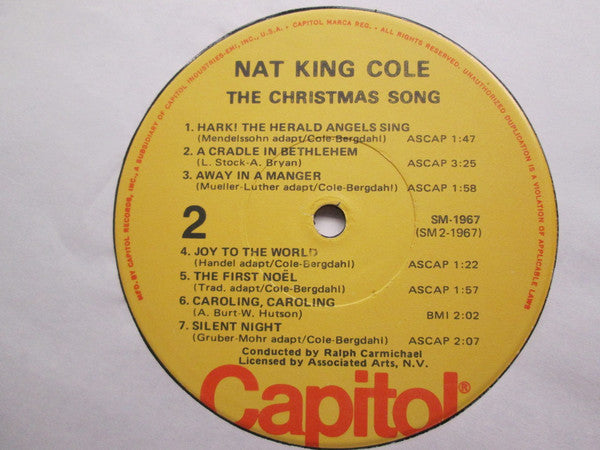 Nat King Cole - The Christmas Song - LP