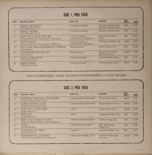 Various - Great New Releases From The Sound Capitol Of The World - February 1962 - LP