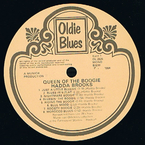 Hadda Brooks - Queen Of The Boogie - LP
