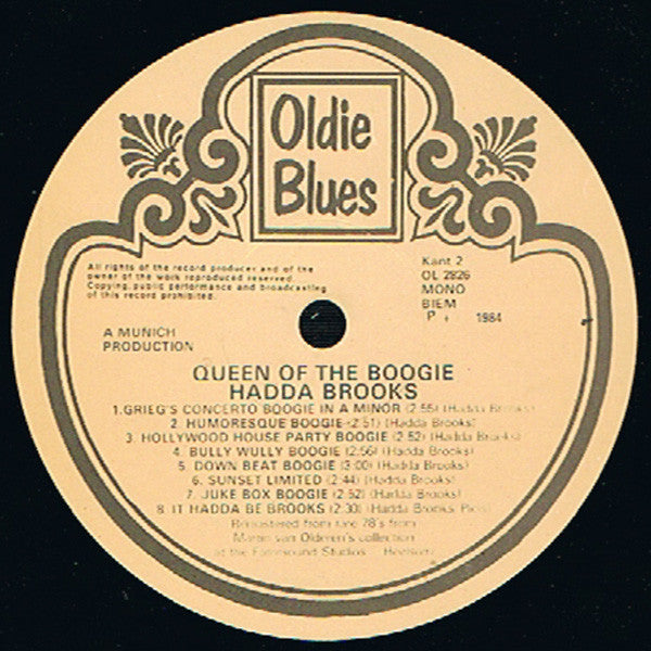 Hadda Brooks - Queen Of The Boogie - LP
