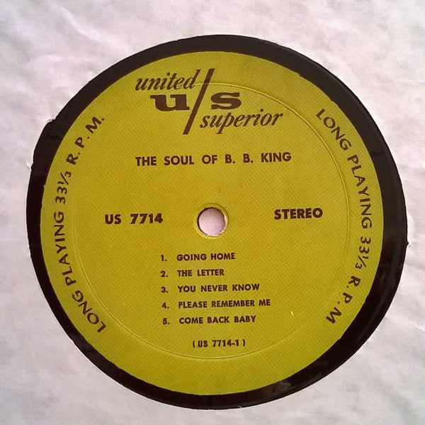 B.B. King - The Soul Of B.B. King - LP