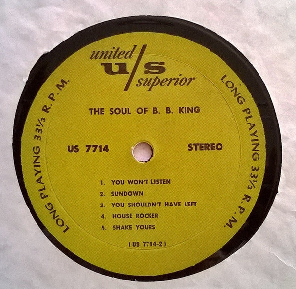 B.B. King - The Soul Of B.B. King - LP